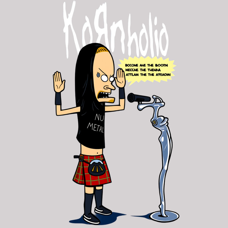 Nu Metal Rock Band Cartoon Parody T-Shirt