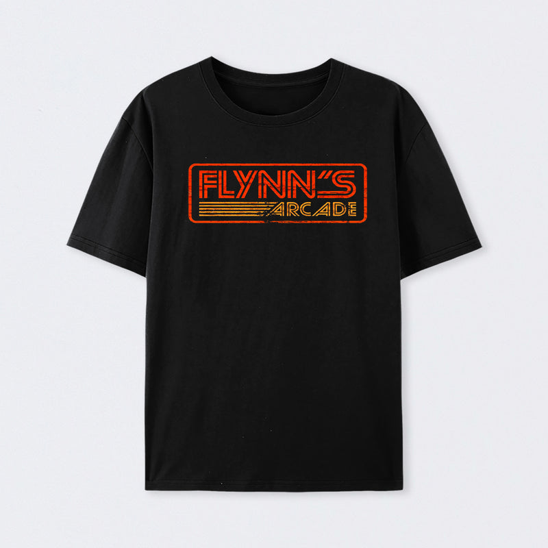 Flynn's Arcade 80s Retro Cotton Unisex Geek T-Shirt