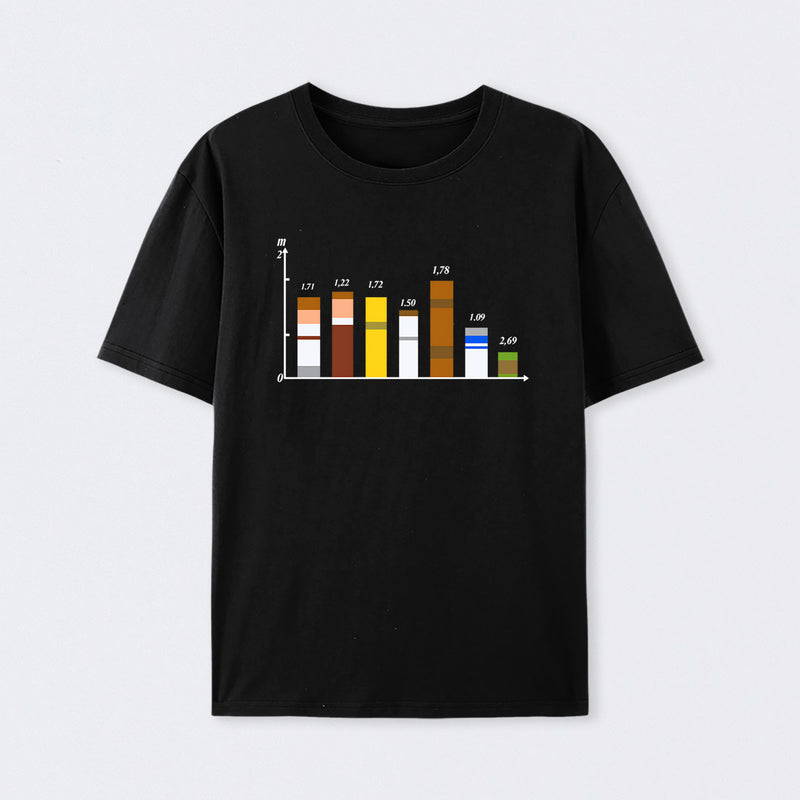Height Wars Cotton Unisex Geek T-Shirt