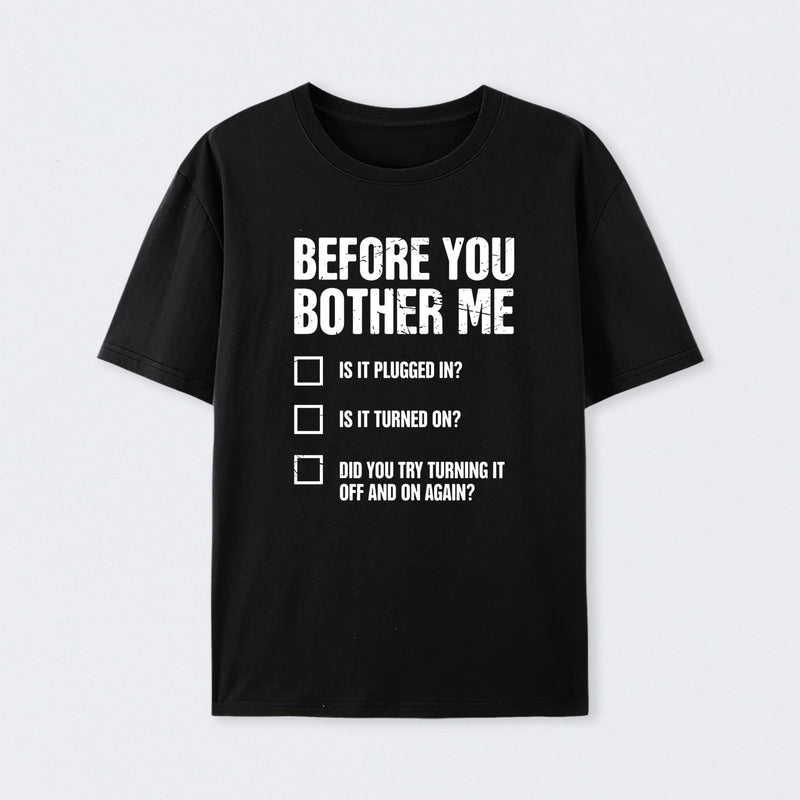 Tech Support It Checklist Cotton Unisex T-Shirt