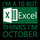 I'm a 10 but Excel thinks I'm October T-Shirt