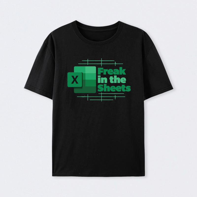 Freak in the Sheets Green Design T-Shirt