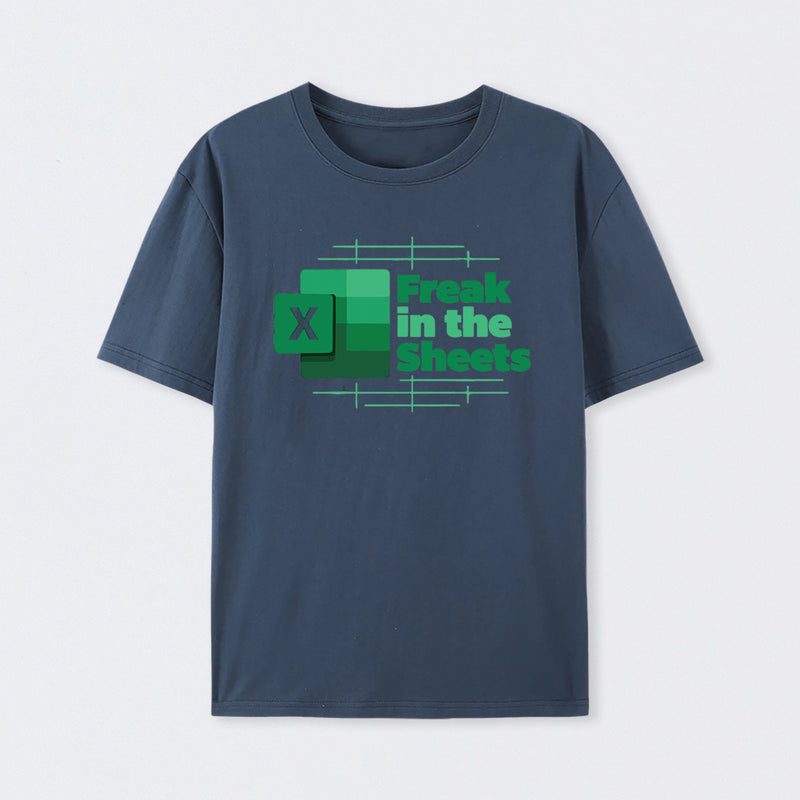Freak in the Sheets Green Design T-Shirt