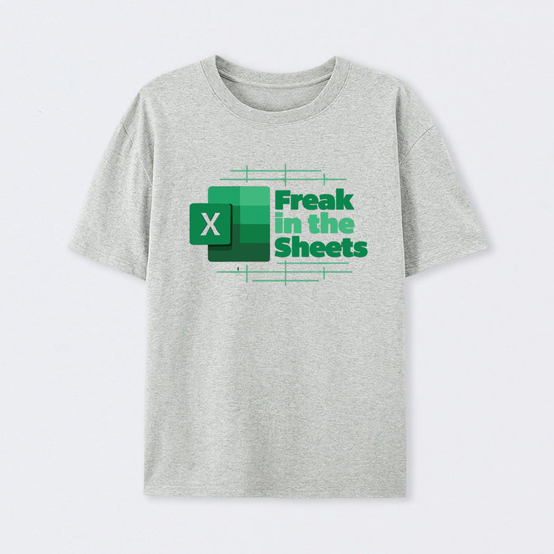 Freak in the Sheets Green Design T-Shirt