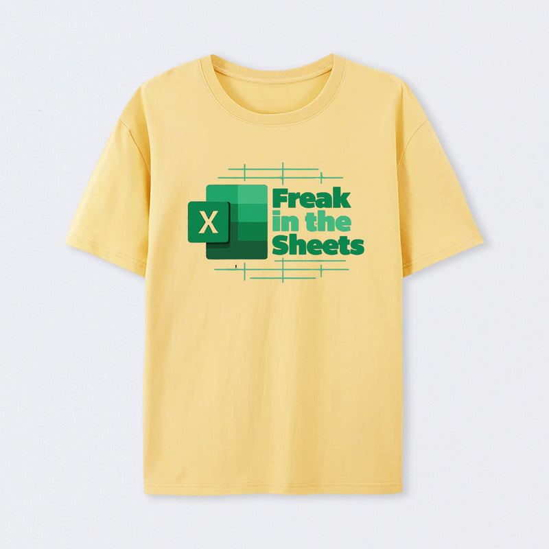 Freak in the Sheets Green Design T-Shirt