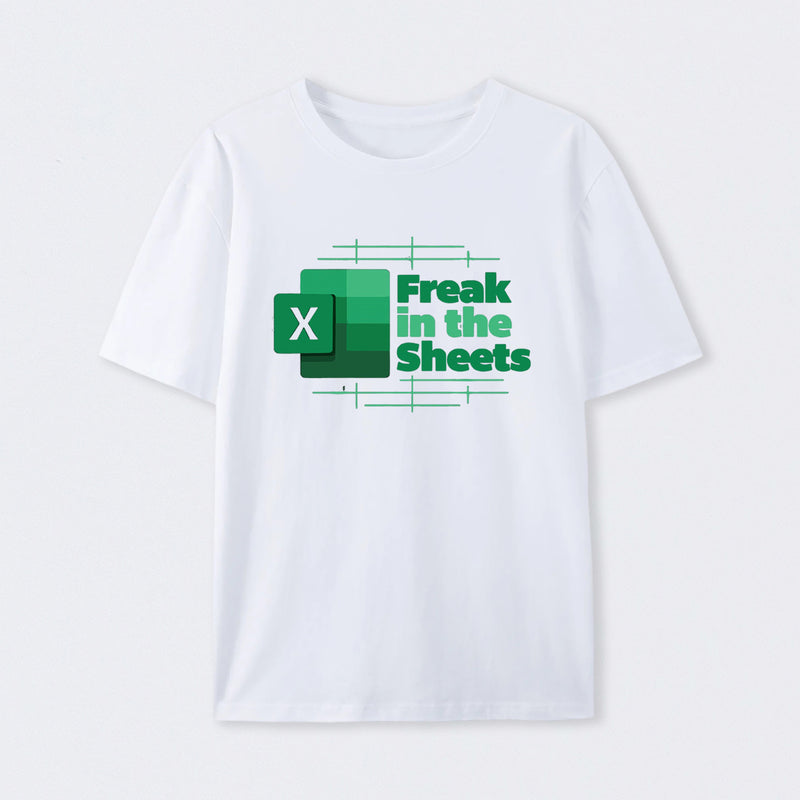 Freak in the Sheets Green Design T-Shirt