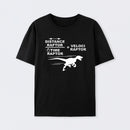Distance Raptor Divided By Time Raptor Equals Velociraptor T-Shirt
