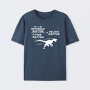 Distance Raptor Divided By Time Raptor Equals Velociraptor T-Shirt