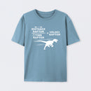 Distance Raptor Divided By Time Raptor Equals Velociraptor T-Shirt