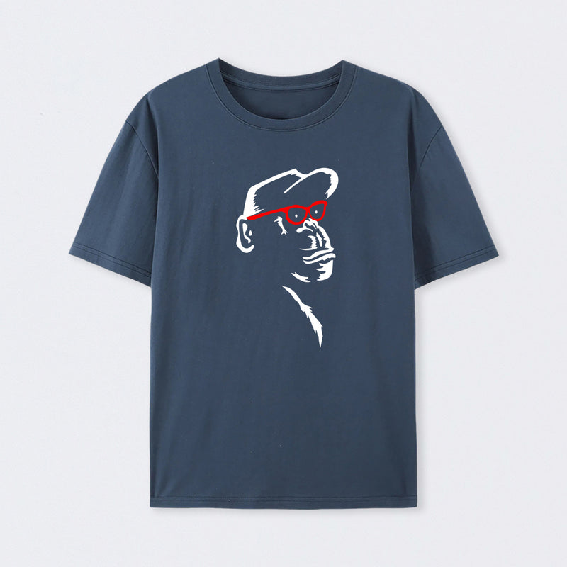 Chimp With Red Glasses T-Shirt
