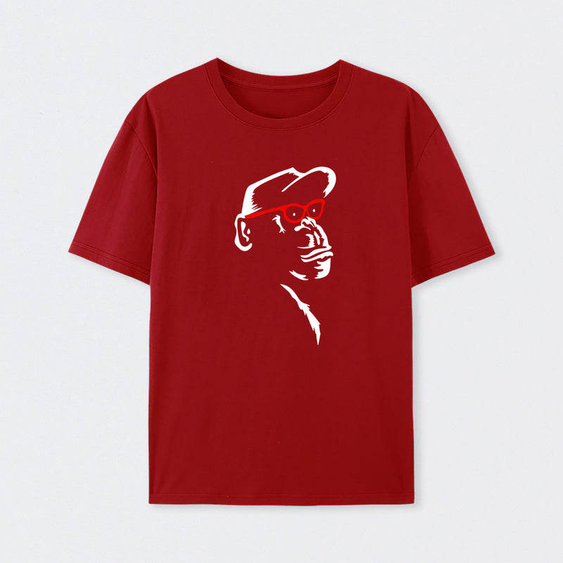 Chimp With Red Glasses T-Shirt
