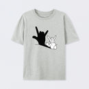 Funny Rabbit Hand Shadow T-Shirt