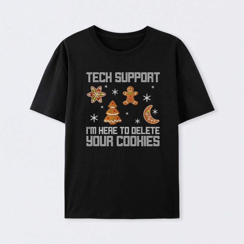 Funny Christmas Tech Support Computer Programmer T-Shirt