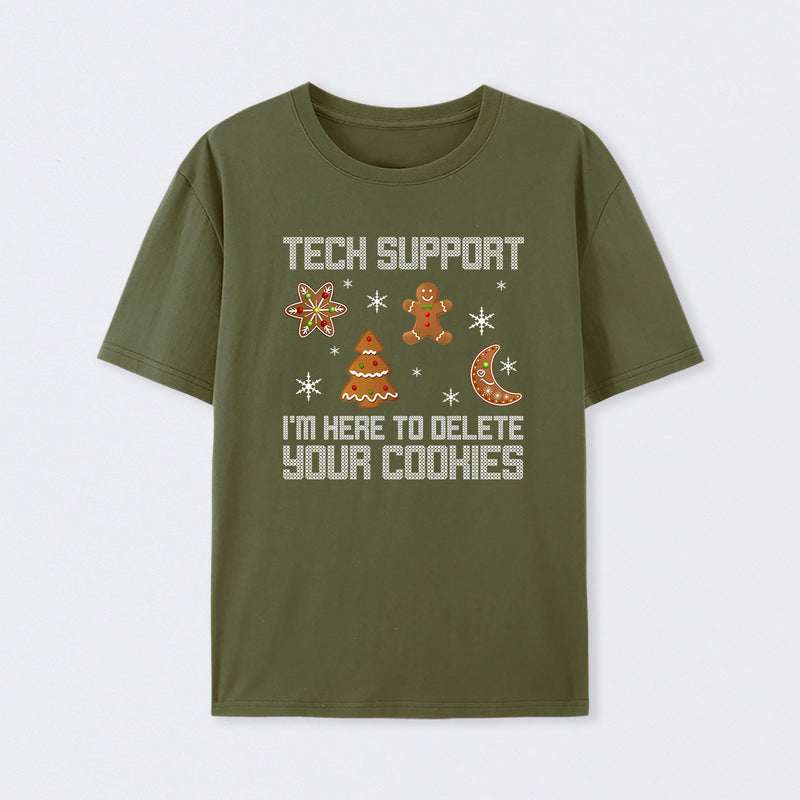 Funny Christmas Tech Support Computer Programmer T-Shirt