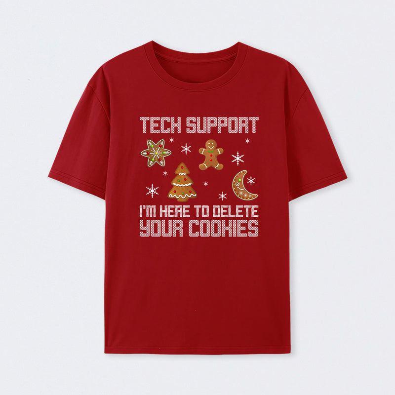 Funny Christmas Tech Support Computer Programmer T-Shirt