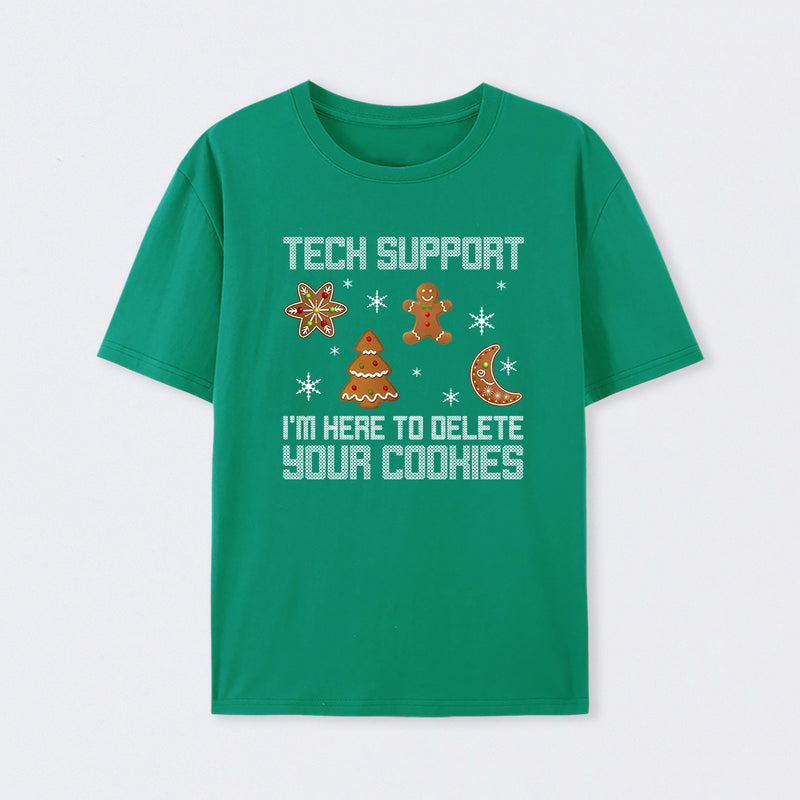 Funny Christmas Tech Support Computer Programmer T-Shirt