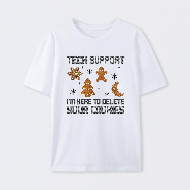 Funny Christmas Tech Support Computer Programmer T-Shirt