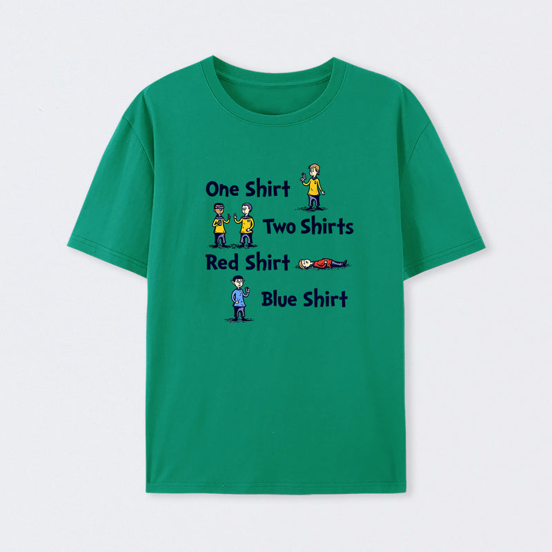 Red Shirt Blue Shirt T-Shirt