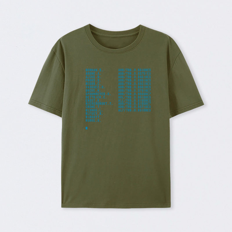 Aliens Crew Manifest T-Shirt