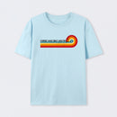 Retro Stripes Funny Saying I Forget What Eight Was For T-Shirt