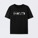 Funny Band Geek Marching Band Music Notes Staff Clef Tee Classic T-Shirt