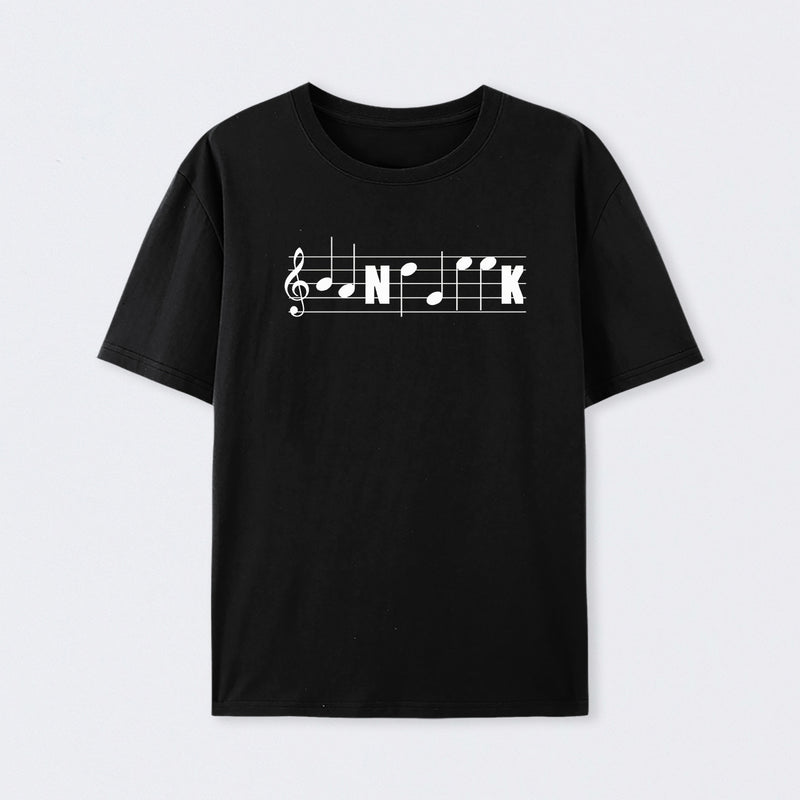 Funny Band Geek Marching Band Music Notes Staff Clef Tee Classic T-Shirt
