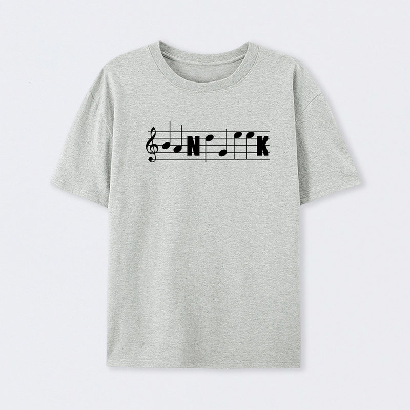 Funny Band Geek Marching Band Music Notes Staff Clef Tee Classic T-Shirt