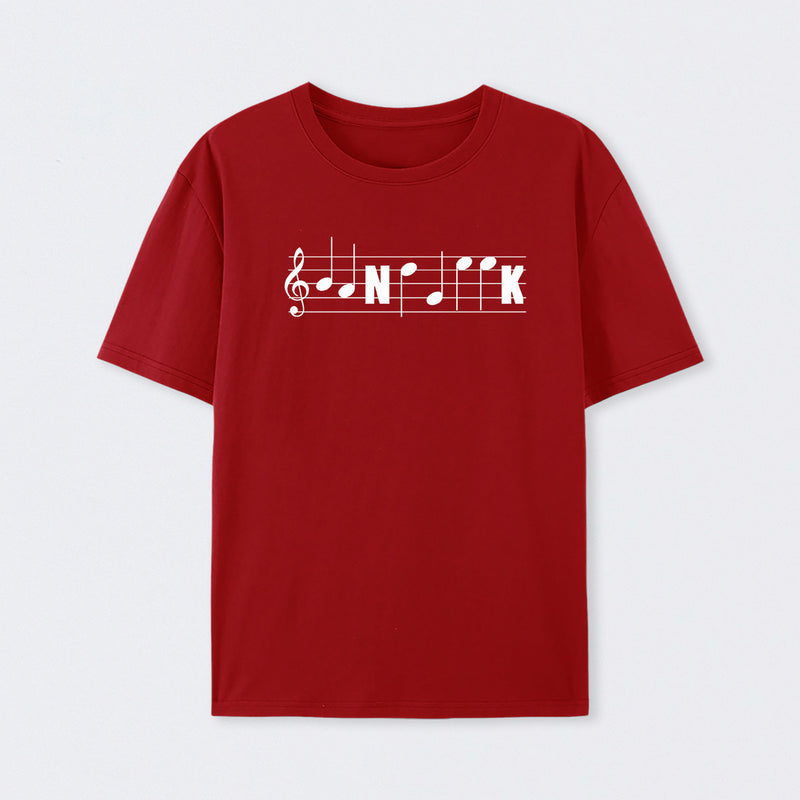 Funny Band Geek Marching Band Music Notes Staff Clef Tee Classic T-Shirt