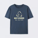 Meat Is Murder Tasty Tasty Murder Geek T-Shirt