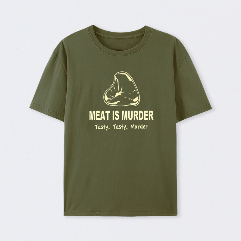 Meat Is Murder Tasty Tasty Murder T-Shirt