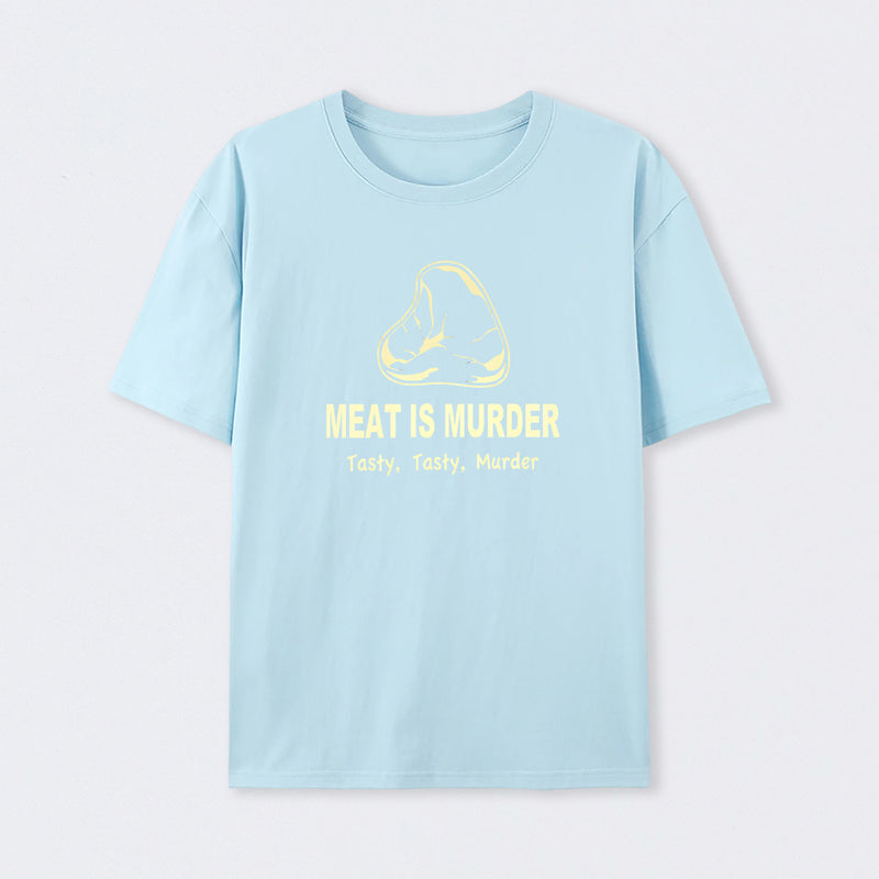 Meat Is Murder Tasty Tasty Murder T-Shirt