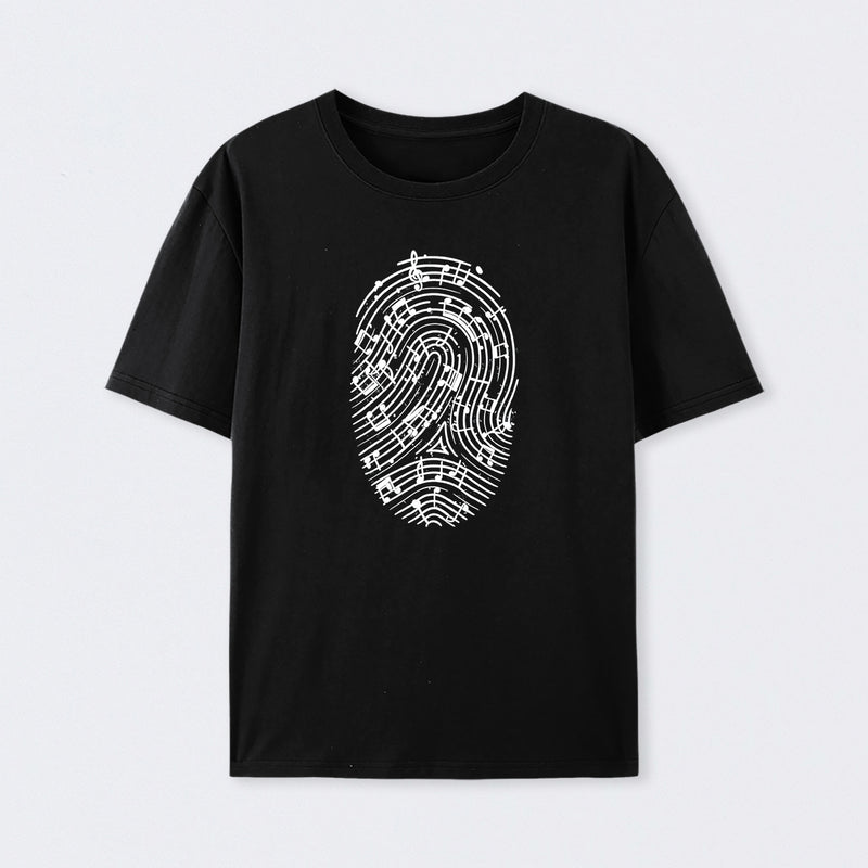 Musical Fingerprint Geek T-Shirt