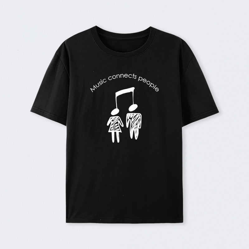 Music Contact People Geek T-Shirt