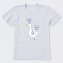 Silly Easter Goose Short Sleeve T-Shirt