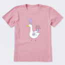 Silly Easter Goose Short Sleeve T-Shirt