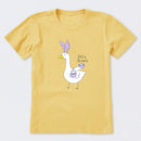 Silly Easter Goose Short Sleeve T-Shirt