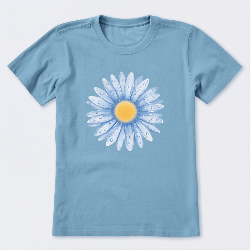 Watercolor Daisy Short Sleeve T-Shirt