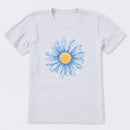 Watercolor Daisy Short Sleeve T-Shirt