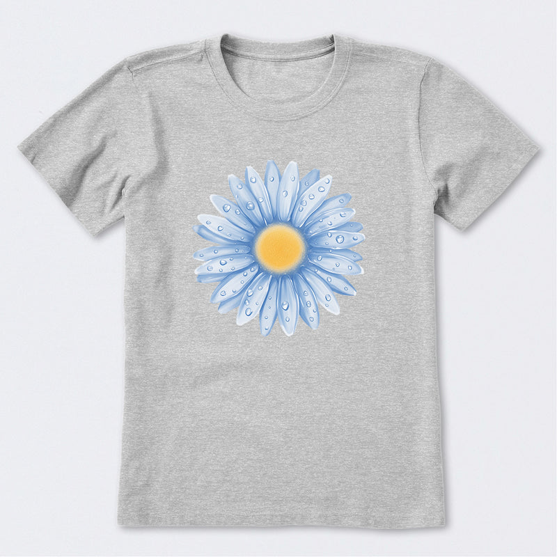 Watercolor Daisy Short Sleeve T-Shirt