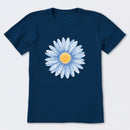 Watercolor Daisy Short Sleeve T-Shirt