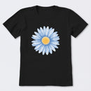 Watercolor Daisy Short Sleeve T-Shirt