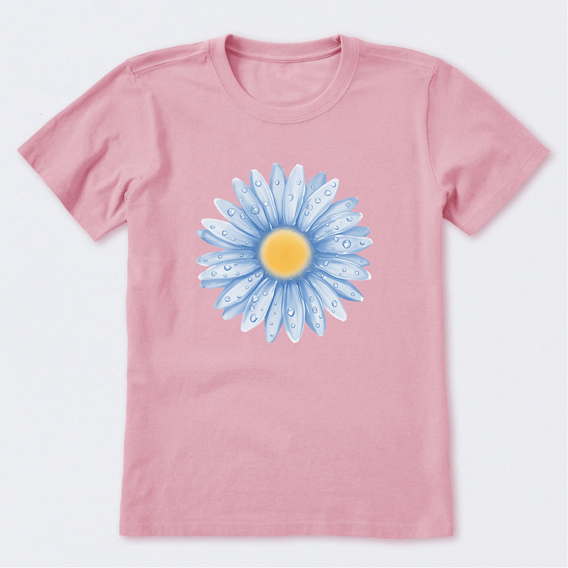 Watercolor Daisy Short Sleeve T-Shirt