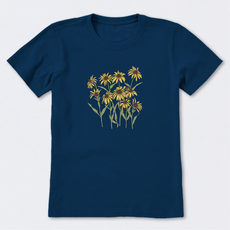 Wild Black Eyed Susans Short Sleeve T-Shirt