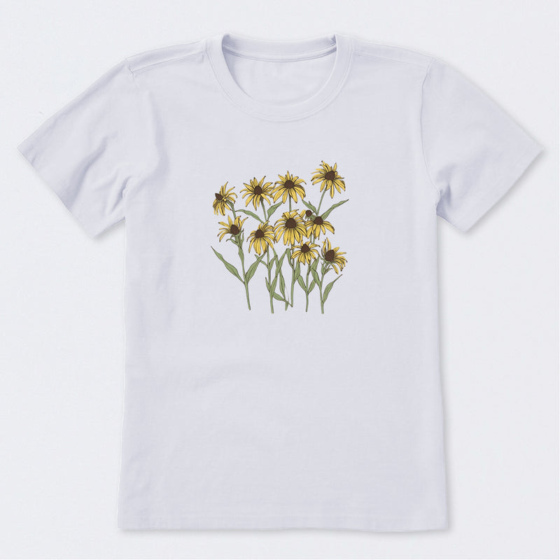 Wild Black Eyed Susans Short Sleeve T-Shirt