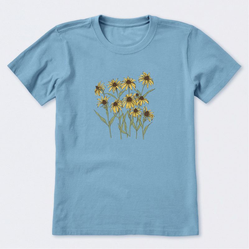 Wild Black Eyed Susans Short Sleeve T-Shirt