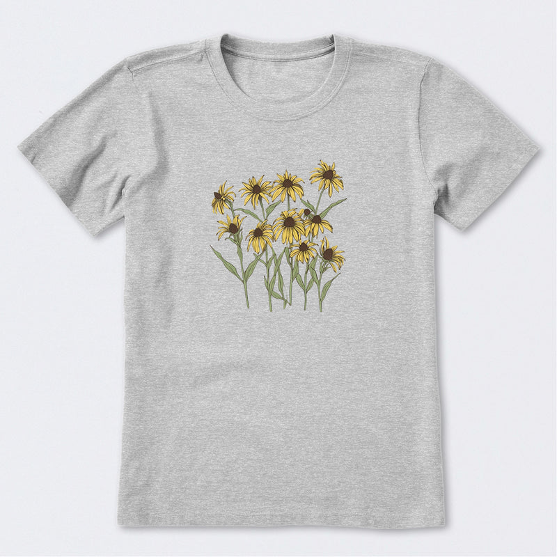 Wild Black Eyed Susans Short Sleeve T-Shirt