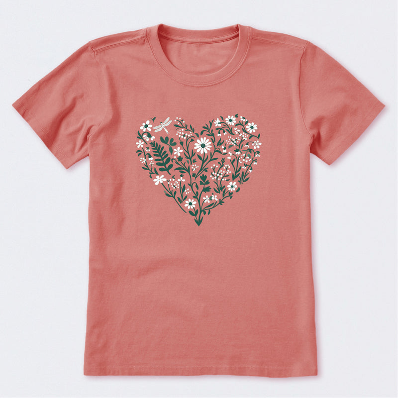 Heart Blossom Short Sleeve T-Shirt