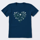 Heart Blossom Short Sleeve T-Shirt