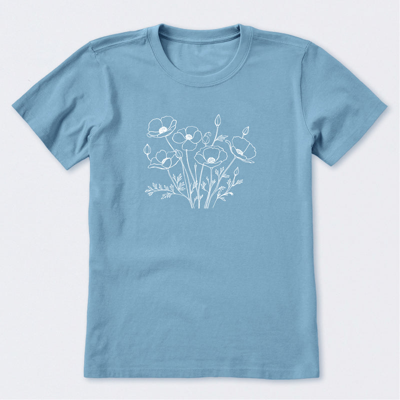 Wild Poppies Short Sleeve T-Shirt