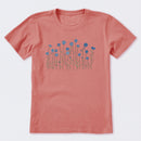 WIld Flax Flowers Short Sleeve T-Shirt